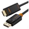 CABLETIME καλώδιο Displayport σε HDMI AV585, 1080p, 1m, μαύρο | Καλώδια - Αντάπτορες | elabstore.gr