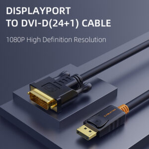 CABLETIME καλώδιο Displayport σε DVI (24+1) AV585, 1080p, 3m, μαύρο | Καλώδια - Αντάπτορες | elabstore.gr