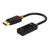 CABLETIME αντάπτορας DisplayPort σε HDMI AV586, 4K, 0.2m, μαύρος | Καλώδια - Αντάπτορες | elabstore.gr