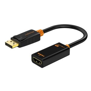 CABLETIME αντάπτορας DisplayPort σε HDMI AV586, 4K, 0.2m, μαύρος | Καλώδια - Αντάπτορες | elabstore.gr