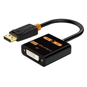 CABLETIME αντάπτορας Displayport σε DVI Active AV586 1080p, 0.2m, μαύρος | Καλώδια - Αντάπτορες | elabstore.gr