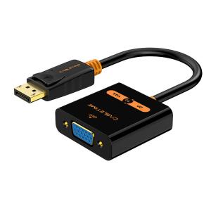 CABLETIME αντάπτορας Displayport σε VGA AV586, 1080p, 0.2m, μαύρος | Καλώδια - Αντάπτορες | elabstore.gr