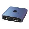 CABLETIME HDMI 2.0 Switch CTHS4K, με κουμπί, 2 in 1, 4K, γκρι | Καλώδια - Αντάπτορες | elabstore.gr