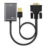 CABLETIME αντάπτορας HDMI σε VGA & USB AV582, 1080p, 0.15m, μαύρος | Καλώδια - Αντάπτορες | elabstore.gr