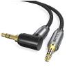 CABLETIME καλώδιο AUX Stereo 3.5mm (1/8") 90 Degree AV311, 1m, μαύρο | Καλώδια - Αντάπτορες | elabstore.gr