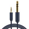 CABLETIME καλώδιο Stereo 6.3mm σε Stereo 3.5mm AV321, 1.8m, μαύρο | Καλώδια - Αντάπτορες | elabstore.gr