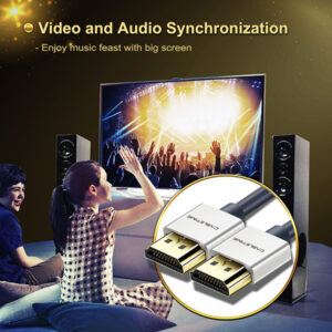 CABLETIME καλώδιο HDMI 2.0 AV540, gold plated, 32AWG, 4K, 1.8m, μπλε | Καλώδια - Αντάπτορες | elabstore.gr