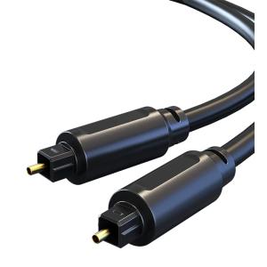 CABLETIME καλώδιο Toslink CT-AV380, gold plated, OD 4.0mm, 2m, μαύρο | Καλώδια - Αντάπτορες | elabstore.gr