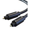 CABLETIME καλώδιο Toslink CT-AV380, gold plated, OD 4.0mm, 3m, μαύρο | Καλώδια - Αντάπτορες | elabstore.gr