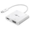 GOOBAY αντάπτορας USB Type-C σε HDMI+VGA+PD 52418, 100W, 4K 12cm, λευκός | eLabstore.gr GOOBAY αντάπτορας USB Type-C σε HDMI+VGA+PD 52418, 100W, 4K 12cm, λευκός | Καλώδια - Αντάπτορες | elabstore.gr