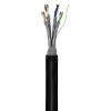 GOOBAY καλώδιο S/FTP CAT 7 52768, Copper, AWG 23/1, 100m, μαύρο | Καλώδια - Αντάπτορες | elabstore.gr