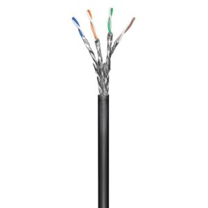 GOOBAY καλώδιο S/FTP CAT 6 57197, CCA, AWG 23/1, 100m, μαύρο | Καλώδια - Αντάπτορες | elabstore.gr