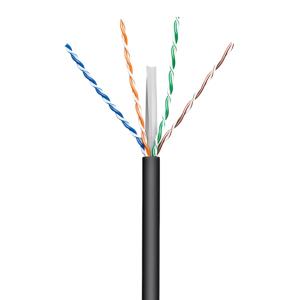 GOOBAY καλώδιο U/UTP CAT 6 57293, CCA, AWG 23/1, 100m, μαύρο | Καλώδια - Αντάπτορες | elabstore.gr