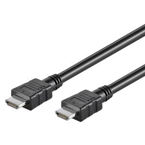 GOOBAY καλώδιο HDMI με Ethernet 58439, HDR, 30AWG, 4K, 1m, μαύρο | Καλώδια - Αντάπτορες | elabstore.gr