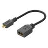 GOOBAY καλώδιο HDMI micro σε HDMI 58683, 4K, 0.15m, μαύρο | Καλώδια - Αντάπτορες | elabstore.gr