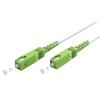 GOOBAY καλώδιο οπτικής ίνας SC-APC 59594, SM, OS2, 9/125µm, 1m, λευκό | Καλώδια - Αντάπτορες | elabstore.gr