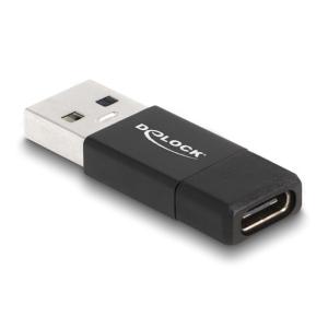 DELOCK αντάπτορας USB 3.2 Gen 2 σε USB Type-C 60001, 10Gbps, μαύρος | Καλώδια - Αντάπτορες | elabstore.gr