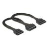 DELOCK καλώδιο SATA 15pin σε 2x SATA 15pin 60135, 0.25m, μαύρο | eLabstore.gr DELOCK καλώδιο SATA 15pin σε 2x SATA 15pin 60135, 0.25m, μαύρο | Καλώδια - Αντάπτορες | elabstore.gr