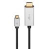 GOOBAY καλώδιο USB-C σε HDMI 60174, HDR, 8K, copper, 2m, μαύρο | Καλώδια - Αντάπτορες | elabstore.gr