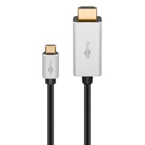 GOOBAY καλώδιο USB-C σε HDMI 60175, HDR, 8K, copper, 3m, μαύρο | Καλώδια - Αντάπτορες | elabstore.gr