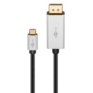 GOOBAY καλώδιο USB-C σε DisplayPort 60177, HDR, 8K, copper, 3m, μαύρο | Καλώδια - Αντάπτορες | elabstore.gr