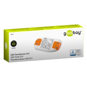 GOOBAY μετασχηματιστής LED 60367, 12V, 8W, IP20 | Φωτισμός | elabstore.gr