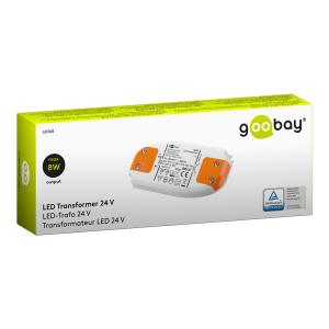 GOOBAY μετασχηματιστής LED 60368, 24V, 8W, IP20 | Φωτισμός | elabstore.gr
