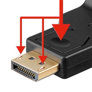 GOOBAY καλώδιο DisplayPort σε VGA 60606, 0.15m, μαύρο | Καλώδια - Αντάπτορες | elabstore.gr