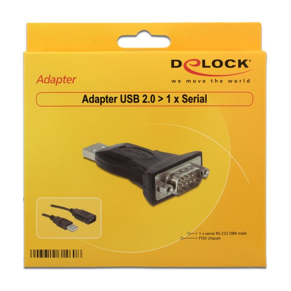 DELOCK Adapter από serial RS-232 σε USB 2.0 type A + 80cm USB καλώδιο | eLabstore.gr DELOCK Adapter από serial RS-232 σε USB 2.0 type A + 80cm USB καλώδιο | Καλώδια - Αντάπτορες | elabstore.gr