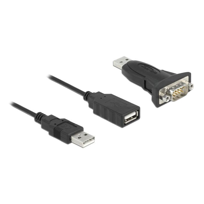 DELOCK αντάπτορας USB σε RS-232 DB9 61506 με καλώδιο USB, 0.8m, μαύρο | eLabstore.gr DELOCK αντάπτορας USB σε RS-232 DB9 61506 με καλώδιο USB, 0.8m, μαύρο | Καλώδια - Αντάπτορες | elabstore.gr