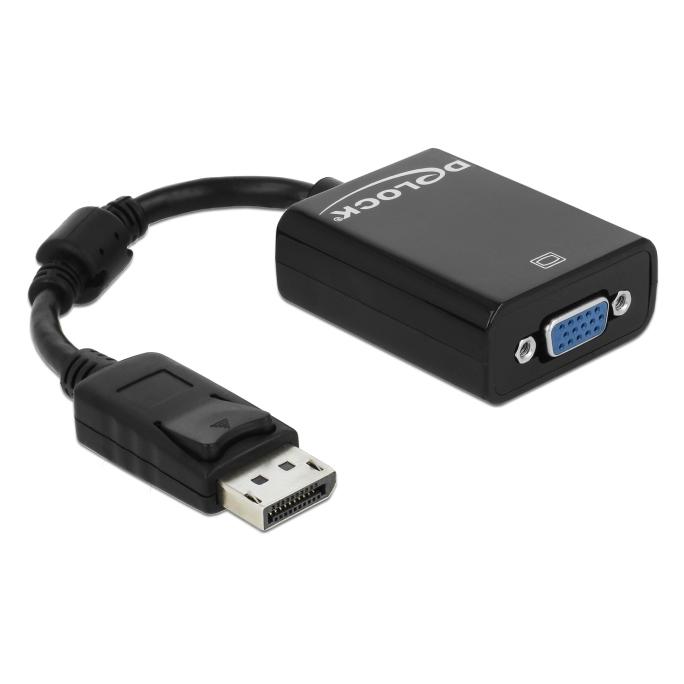 DELOCK αντάπτορας DisplayPort 1.2 σε VGA 61848, 1080p, 12cm, μαύρος | eLabstore.gr DELOCK αντάπτορας DisplayPort 1.2 σε VGA 61848, 1080p, 12cm, μαύρος | Καλώδια - Αντάπτορες | elabstore.gr