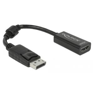 DELOCK αντάπτορας DisplayPort 1.1 σε HDMI 61849, passive, 1080p, μαύρος | Καλώδια - Αντάπτορες | elabstore.gr