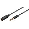 GOOBAY προέκταση καλωδίου ήχου 3.5mm 62481, 4 pin stereo, CU, 5m, μαύρο | Καλώδια - Αντάπτορες | elabstore.gr