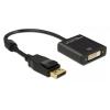 DELOCK αντάπτορας DisplayPort 1.2 σε DVI 62599, active, 4K, 20cm, μαύρος | eLabstore.gr DELOCK αντάπτορας DisplayPort 1.2 σε DVI 62599, active, 4K, 20cm, μαύρος | Καλώδια - Αντάπτορες | elabstore.gr