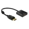 DELOCK αντάπτορας DisplayPort 1.2 σε HDMI 62607, 4K, 20cm, μαύρος | Καλώδια - Αντάπτορες | elabstore.gr