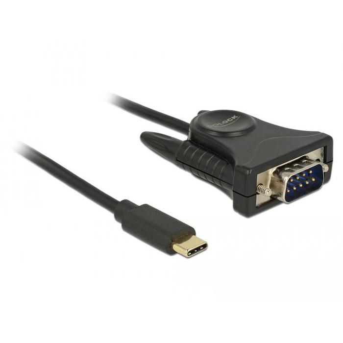 DELOCK Adapter USB Type-C σε Serial DB9 RS-232, 1.8m, Black | eLabstore.gr DELOCK Adapter USB Type-C σε Serial DB9 RS-232, 1.8m, Black | Καλώδια - Αντάπτορες | elabstore.gr
