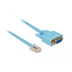 DELOCK Καλώδιο Serial RS-232 DB9 female σε RJ45 male, 1m, μπλε | Καλώδια - Αντάπτορες | elabstore.gr