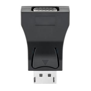 GOOBAY αντάπτορας DisplayPort σε VGA 63489, gold-plated, μαύρος | Καλώδια - Αντάπτορες | elabstore.gr