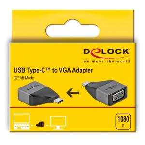DELOCK αντάπτορας USB 3.2 Gen 1 Type-C σε VGA 64002, Full HD | eLabstore.gr DELOCK αντάπτορας USB 3.2 Gen 1 Type-C σε VGA 64002, Full HD | Καλώδια - Αντάπτορες | elabstore.gr
