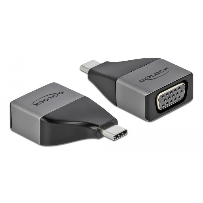 DELOCK αντάπτορας USB 3.2 Gen 1 Type-C σε VGA 64002, Full HD | eLabstore.gr DELOCK αντάπτορας USB 3.2 Gen 1 Type-C σε VGA 64002, Full HD | Καλώδια - Αντάπτορες | elabstore.gr