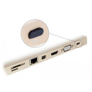 DELOCK κάλυμμα προστασίας για θύρα USB-C 64014, μαύρο, 10τμχ | eLabstore.gr DELOCK κάλυμμα προστασίας για θύρα USB-C 64014, μαύρο, 10τμχ | Καλώδια - Αντάπτορες | elabstore.gr