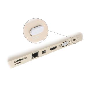 DELOCK κάλυμμα προστασίας για θύρα USB-C 64095, λευκό, 10τμχ | Καλώδια - Αντάπτορες | elabstore.gr
