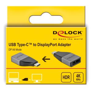 DELOCK αντάπτορας USB 3.2 Gen 1 Type-C σε DisplayPort 64120, 4K 60 Hz | eLabstore.gr DELOCK αντάπτορας USB 3.2 Gen 1 Type-C σε DisplayPort 64120, 4K 60 Hz | Καλώδια - Αντάπτορες | elabstore.gr