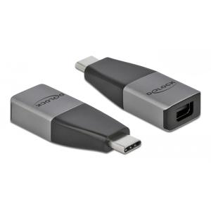 DELOCK αντάπτορας USB 3.2 Gen 1 Type-C σε mini DisplayPort 64121, 4K | Καλώδια - Αντάπτορες | elabstore.gr