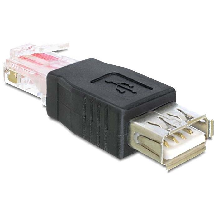 DELOCK Αντάπτορας από USB 2.0 A female σε RJ45 male | eLabstore.gr DELOCK Αντάπτορας από USB 2.0 A female σε RJ45 male | Καλώδια - Αντάπτορες | elabstore.gr