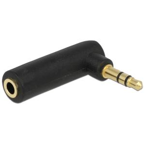 DELOCK Αντάπτορας από Audio 3.5mm σε 3pin, γωνιακός | Καλώδια - Αντάπτορες | elabstore.gr