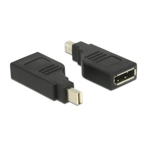 DELOCK αντάπτορας mini DisplayPort (M) σε DisplayPort (F) 65626, 4K, 90° | Καλώδια - Αντάπτορες | elabstore.gr