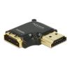 DELOCK αντάπτορας HDMI θηλυκό σε αρσενικό 65661, High Speed, 90°, right | Καλώδια - Αντάπτορες | elabstore.gr