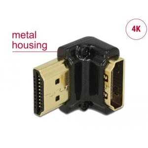 DELOCK αντάπτορας HDMI-A θηλυκό σε HDMI-A αρσενικό 65662, 4K, 90° down | Καλώδια - Αντάπτορες | elabstore.gr