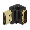 DELOCK αντάπτορας HDMI-A θηλυκό σε HDMI-A αρσενικό 65662, 4K, 90° down | Καλώδια - Αντάπτορες | elabstore.gr